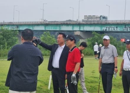 강원 화천군수, 오학 파크골프장 벤치마킹 방문