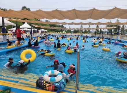 여주 오학 물놀이장, 누적 입장객 1만 1천 명 돌파