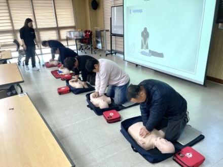 여주도시공사, 교통약자 응급상황 대비 “심폐소생술·자동심장충격기 교육” 실시