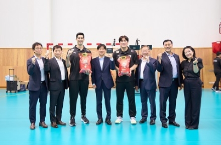 여주시, 배구국가대표 남녀선수단에