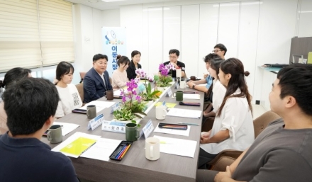 박관열 광주시장, 청년창업공간 ‘창업누림’ 찾아 청년 창업가들과 소통