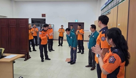 여주시 김광덕 부시장, 유관기관 을지연습장 찾아 위문·격려