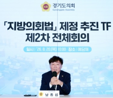 경기도의회, 의장 직속 ‘지방의회법 제정 추진 TF ’ 제2차 회의 개최