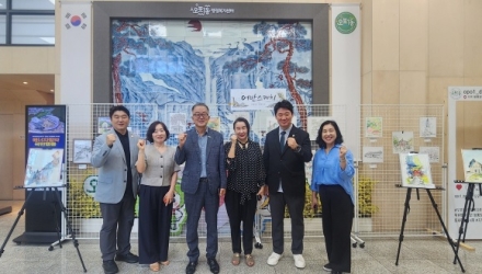 광주시 오포 주민자치센터, 어반스케치 수강생 작품 전시회 개최