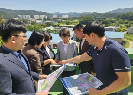 광주시의회 도시환경위원회, 추자·삼리C지구 현장방문