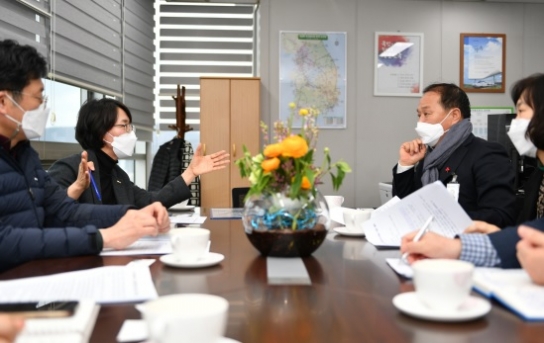 정동균 양평군수,  군민 의견 전달 위해 코레일 본사 방문