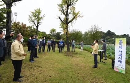 여주시, ‘꽃이 있는 효지제’를 위한 연꽃 식재