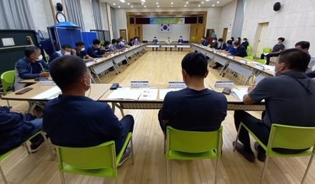 흥천면, 9월 1차 이장회의 개최