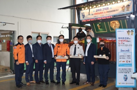 이천소방서, 고층건축물 화재진압훈련 실시!!
