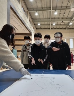 광주광남중, 독도의 날 기념 「우산도 게임」 행사 진행