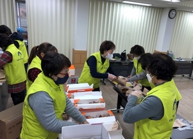 지평면 지역사회보장협의체, 청소년 간식 나눔 봉사 활동