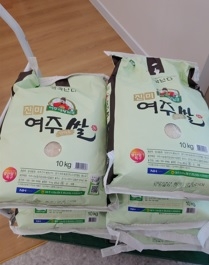 여주시 오학동, 이숙영 새마을부녀회장에게 쌀 100kg 기부받아