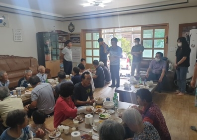 건강한 금사 행복한 금사면 만들기 위한 마을별 초복 행사