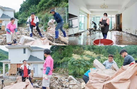 여주시의회, 산북면 특별재난지역 수해복구 봉사