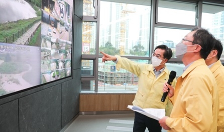김동연 지사 “태풍 상황 종료될 때까지 긴장의 끈 놓지 말고 최선 다해달라”