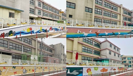 여주세종문화관광재단, 여주초(남한강변) 벽화 리모델링 진행