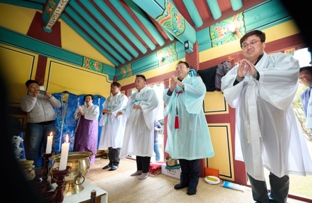금사면 삼신당 제례 봉행