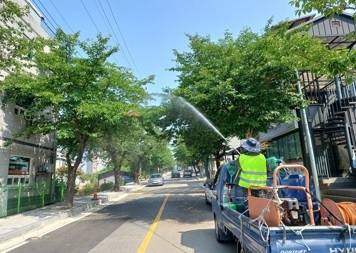 여주시, 가로수 해충 방제에 총력