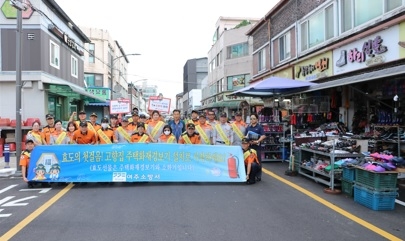 여주소방서, 추석 명절 전통시장 화재 대응력 강화를 위한 캠페인 벌여