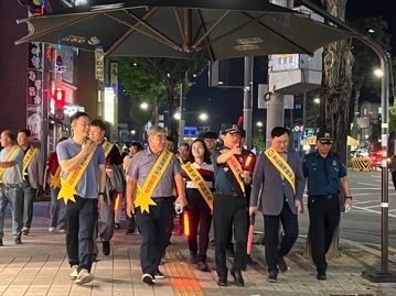 여주경찰서,‘우리 함께해요! 안심치안’민·관·경 합동순찰 전개