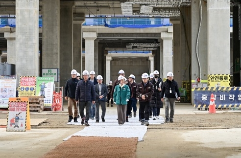 여주시, 설 명절 대비 건설현장 화재예방 점검