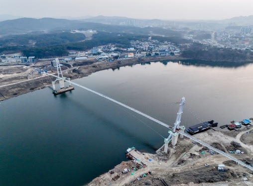 여주 남한강 출렁다리,
